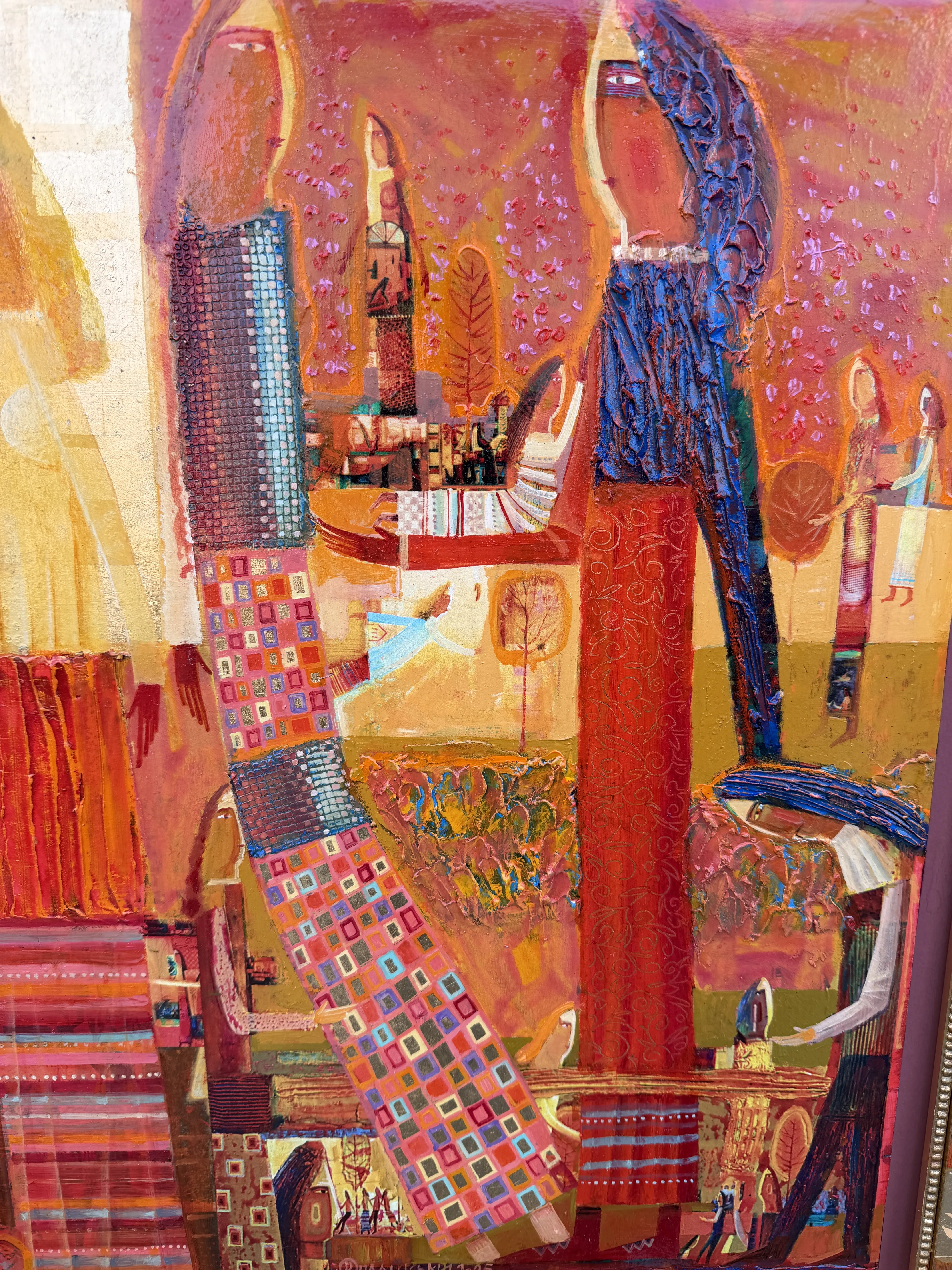 Image of Розмова з музами by Roman Opalinsky, size: 105х82, Painting medium, priced at $4000 Photo 6 of 12.