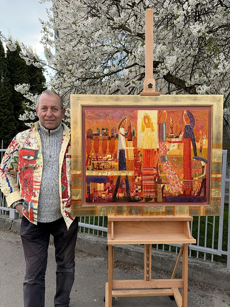 Obraz Розмова з музами autorstwa Roman Opaliński, rozmiar: 105х82, medium Malarstwo, cena: $4000 Zdjęcie 8 z 12.