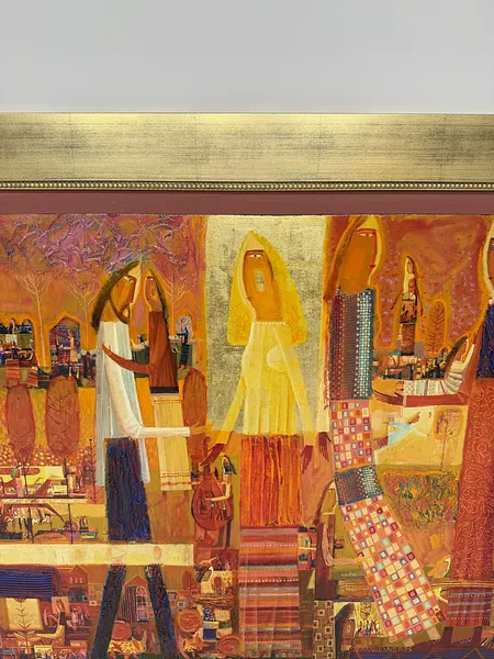 Image of Розмова з музами by Roman Opalinsky, size: 105х82, Painting medium, priced at $4000 Photo 10 of 12.