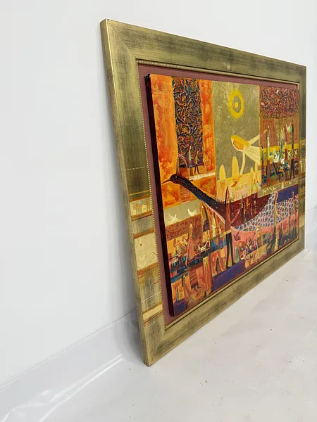 Image of Лагідна пташка by Roman Opalinsky, size: 102х82, Painting medium, priced at $4000 Photo 7 of 7.
