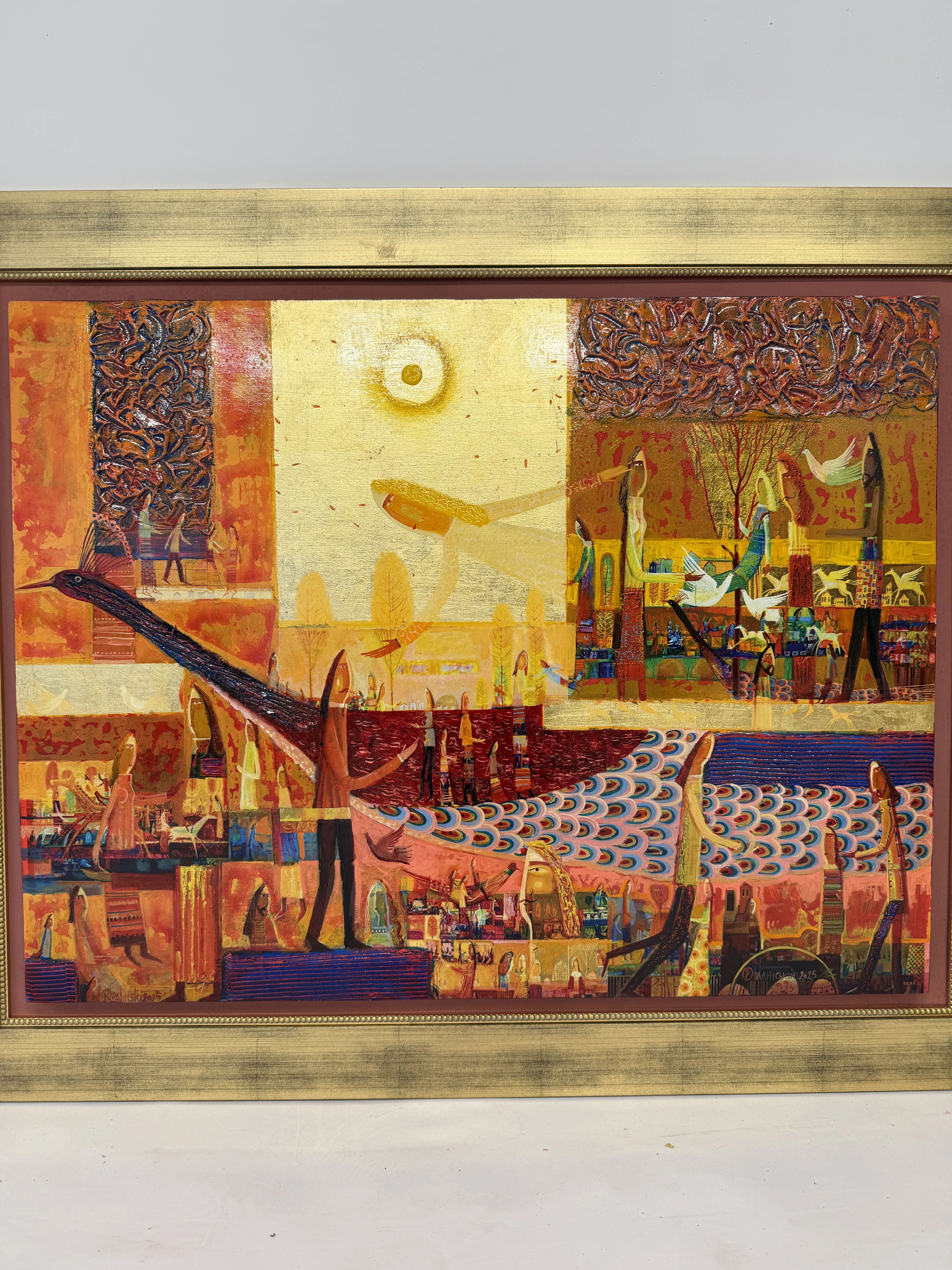 Image of Лагідна пташка by Roman Opalinsky, size: 102х82, Painting medium, priced at $4000 Photo 3 of 7.