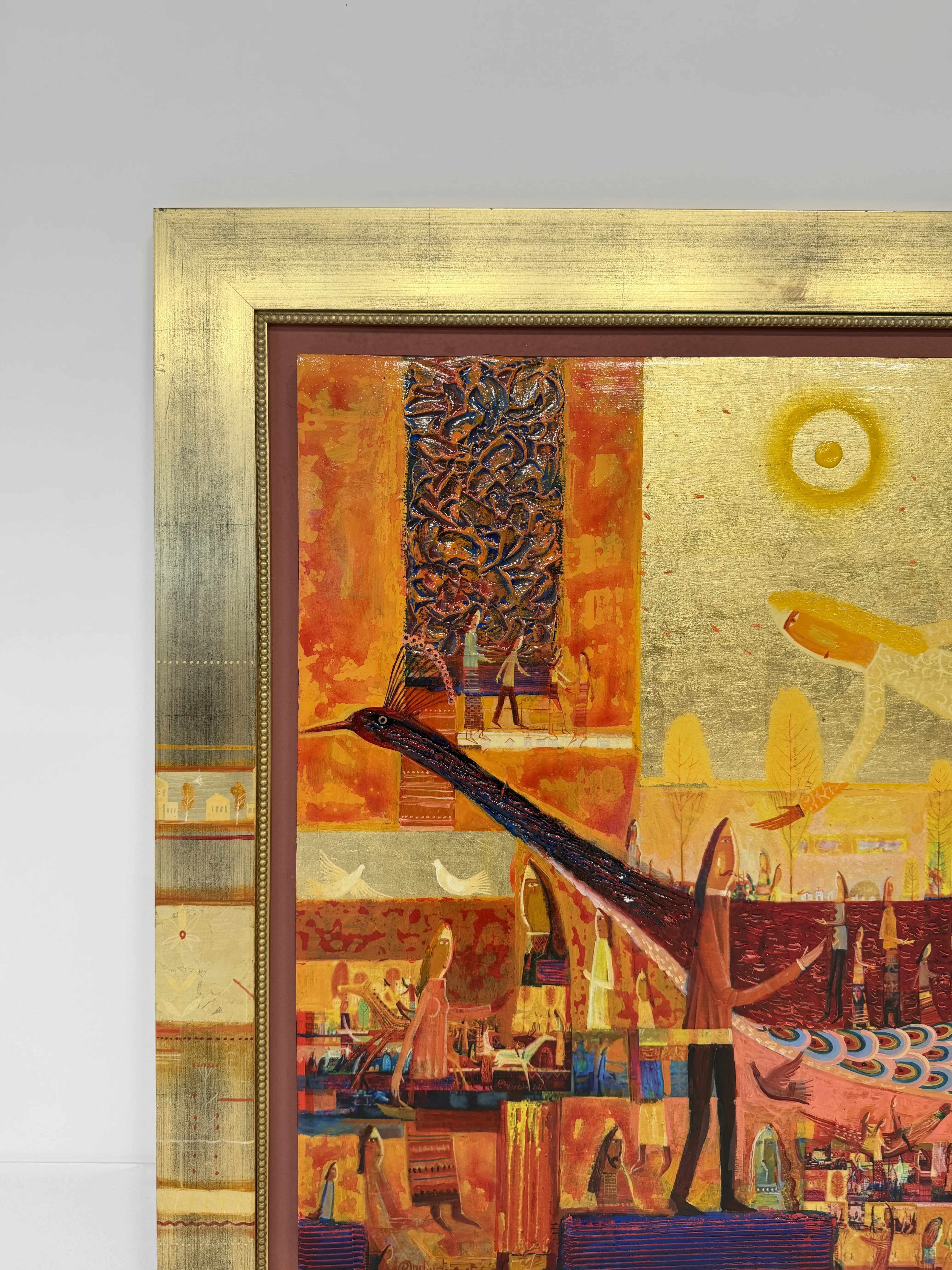 Image of Лагідна пташка by Roman Opalinsky, size: 102х82, Painting medium, priced at $4000 Photo 4 of 7.