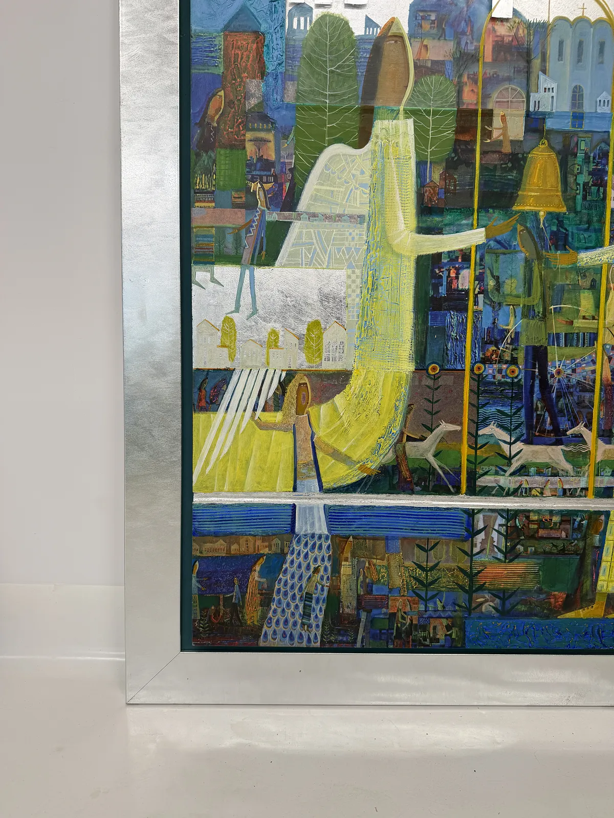 Image of Bell Ringers by Roman Opalinsky, size: 119x99cm, made of oil on wood, Painting medium, from Horodok, priced at $4000 Photo 9 of 9.
