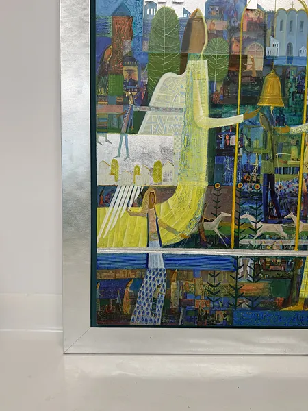Зображення "Дзвонарі" від Роман Опалинський, розмір: 119x99cm, матеріали: олія/дерево, медіум: Живопис, місто: Городок, ціна: $4000 Фото 9 з 9.
