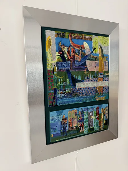 Image of Sunday morning by Roman Opalinsky, size: 73х56, made of oil on wood, Painting medium, from Horodok, priced at $1200 Photo 4 of 7.