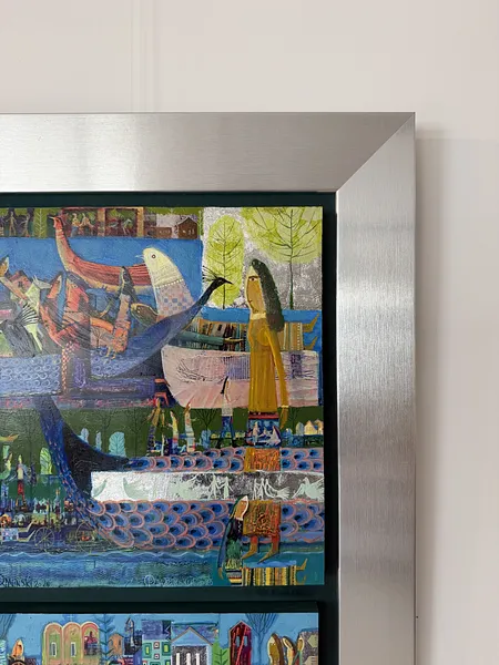 Image of Sunday morning by Roman Opalinsky, size: 73х56, made of oil on wood, Painting medium, from Horodok, priced at $1200 Photo 5 of 7.