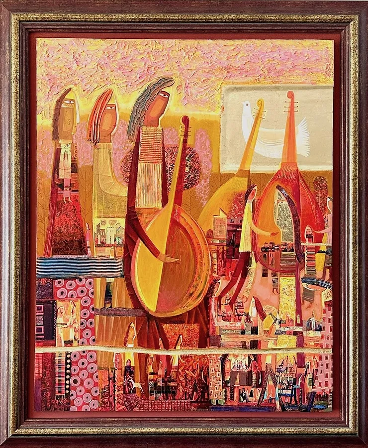 Obraz Untitled autorstwa Роман Опалинський, rozmiar: 70x60cm, medium Живопис, cena: $2000