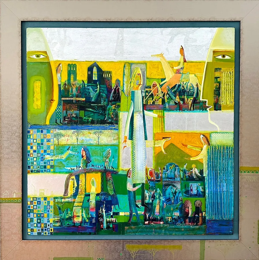 Obraz Untitled autorstwa Роман Опалинський, rozmiar: 70x60cm, medium Живопис, cena: $2000