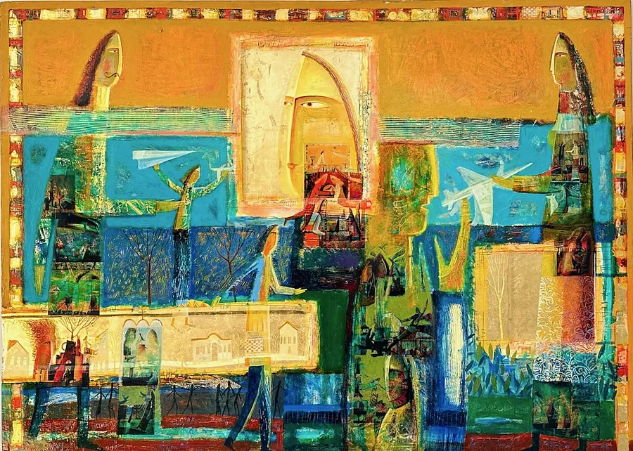 Obraz Untitled autorstwa Роман Опалинський, rozmiar: 70x60cm, medium Живопис, cena: $2000