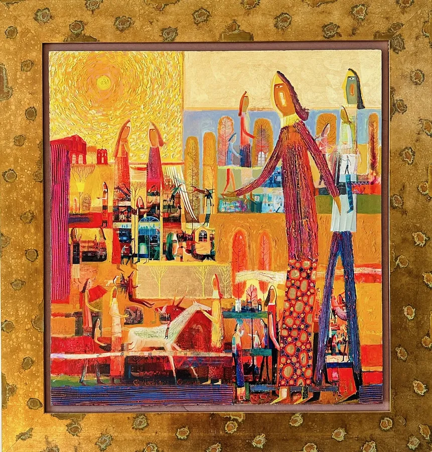 Obraz Untitled autorstwa Роман Опалинський, rozmiar: 70x60cm, medium Живопис, cena: $2300