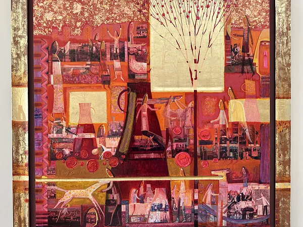 Image of Apple juice by Roman Opalinsky, size: 120х120см, made of oil/wood, Painting medium, from Horodok Photo 2 of 8.