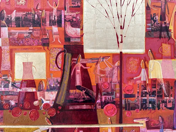 Image of Apple juice by Roman Opalinsky, size: 120х120см, made of oil/wood, Painting medium, from Horodok Photo 4 of 8.