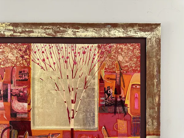 Image of Apple juice by Roman Opalinsky, size: 120х120см, made of oil/wood, Painting medium, from Horodok Photo 6 of 8.