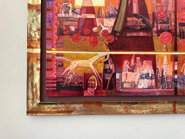 Image of Apple juice by Roman Opalinsky, size: 120х120см, made of oil/wood, Painting medium, from Horodok Photo 7 of 8.