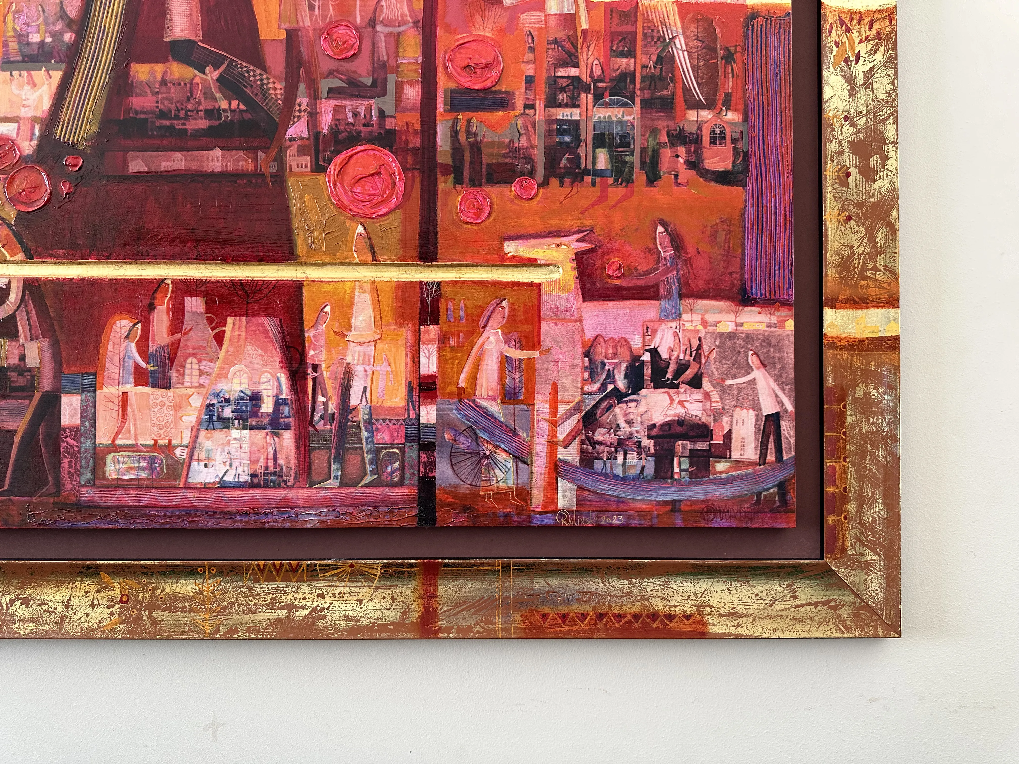Image of Apple juice by Roman Opalinsky, size: 120х120см, made of oil/wood, Painting medium, from Horodok Photo 8 of 8.