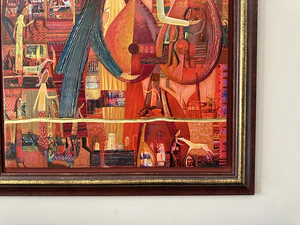 Image of Line of Continuous Muse by Roman Opalinsky, size: 123х103см, made of oil/wood, Painting medium, from Horodok, priced at $3500 Photo 4 of 9.