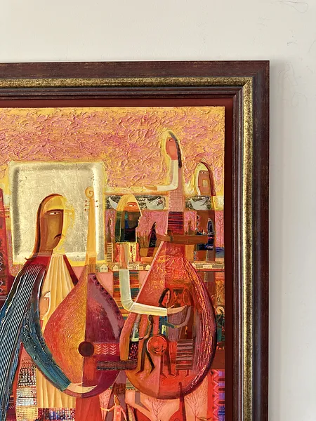 Image of Line of Continuous Muse by Roman Opalinsky, size: 123х103см, made of oil/wood, Painting medium, from Horodok, priced at $3500 Photo 7 of 9.