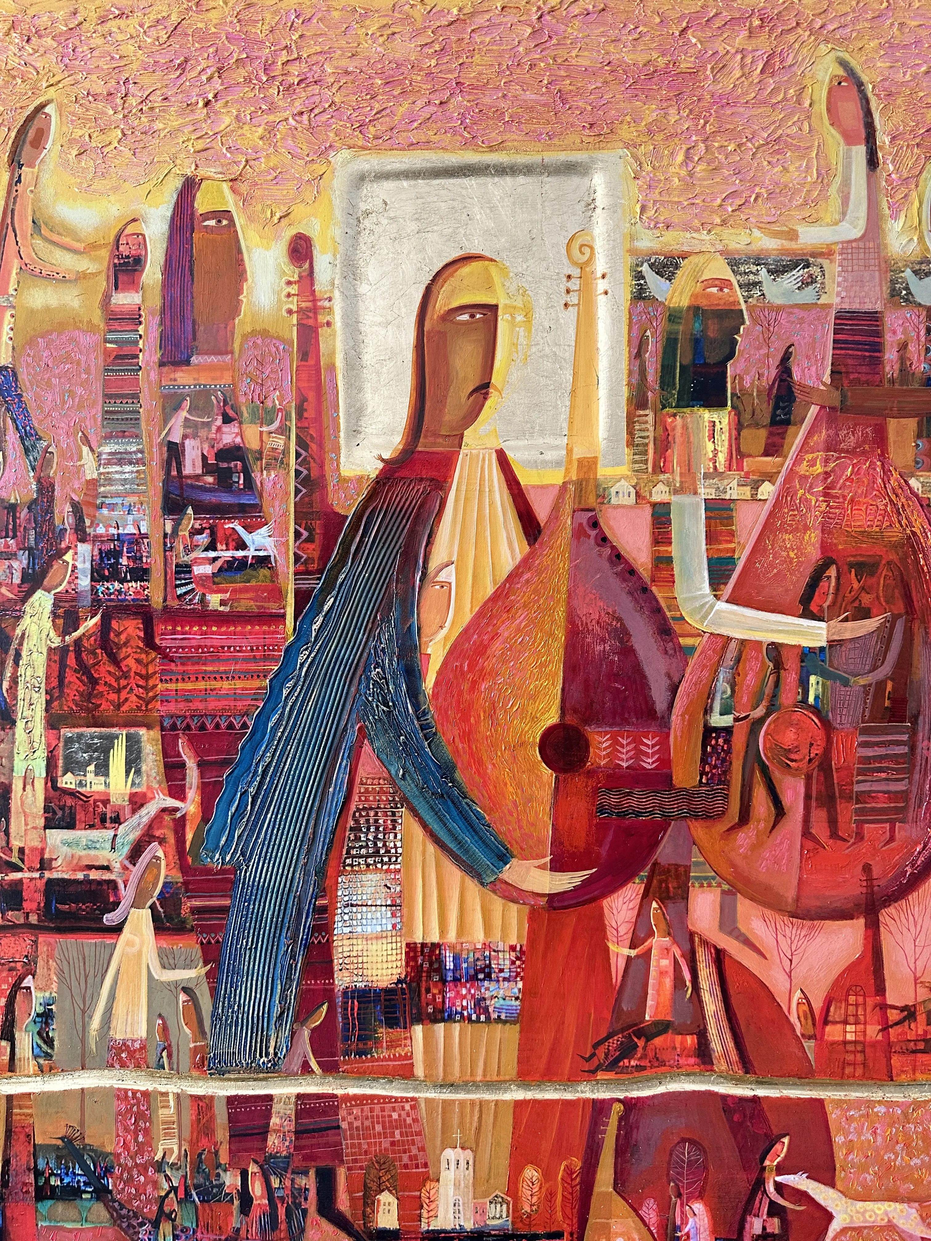 Image of Line of Continuous Muse by Roman Opalinsky, size: 123х103см, made of oil/wood, Painting medium, from Horodok, priced at $3500 Photo 9 of 9.