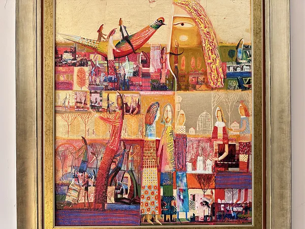 Image of Pheasant by Roman Opalinsky, size: 120х120см, made of oil/wood, Painting medium, from Horodok Photo 2 of 10.