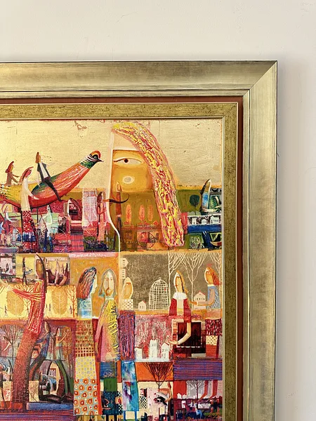 Image of Pheasant by Roman Opalinsky, size: 120х120см, made of oil/wood, Painting medium, from Horodok Photo 5 of 10.