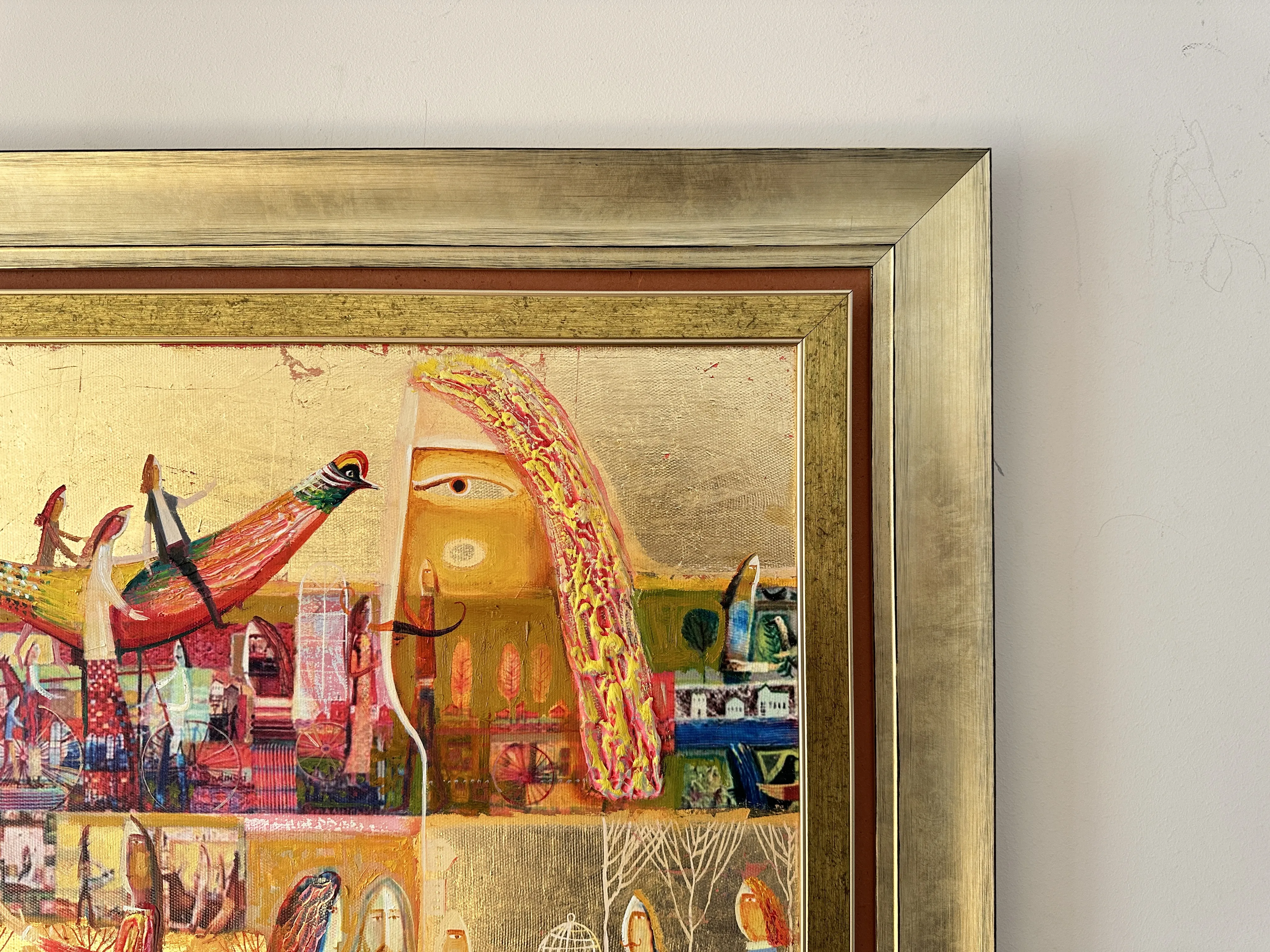 Image of Pheasant by Roman Opalinsky, size: 120х120см, made of oil/wood, Painting medium, from Horodok Photo 7 of 10.