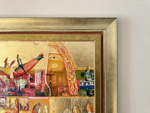 Image of Pheasant by Roman Opalinsky, size: 120х120см, made of oil/wood, Painting medium, from Horodok Photo 7 of 10.