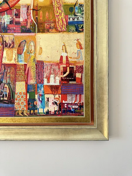 Image of Pheasant by Roman Opalinsky, size: 120х120см, made of oil/wood, Painting medium, from Horodok Photo 9 of 10.