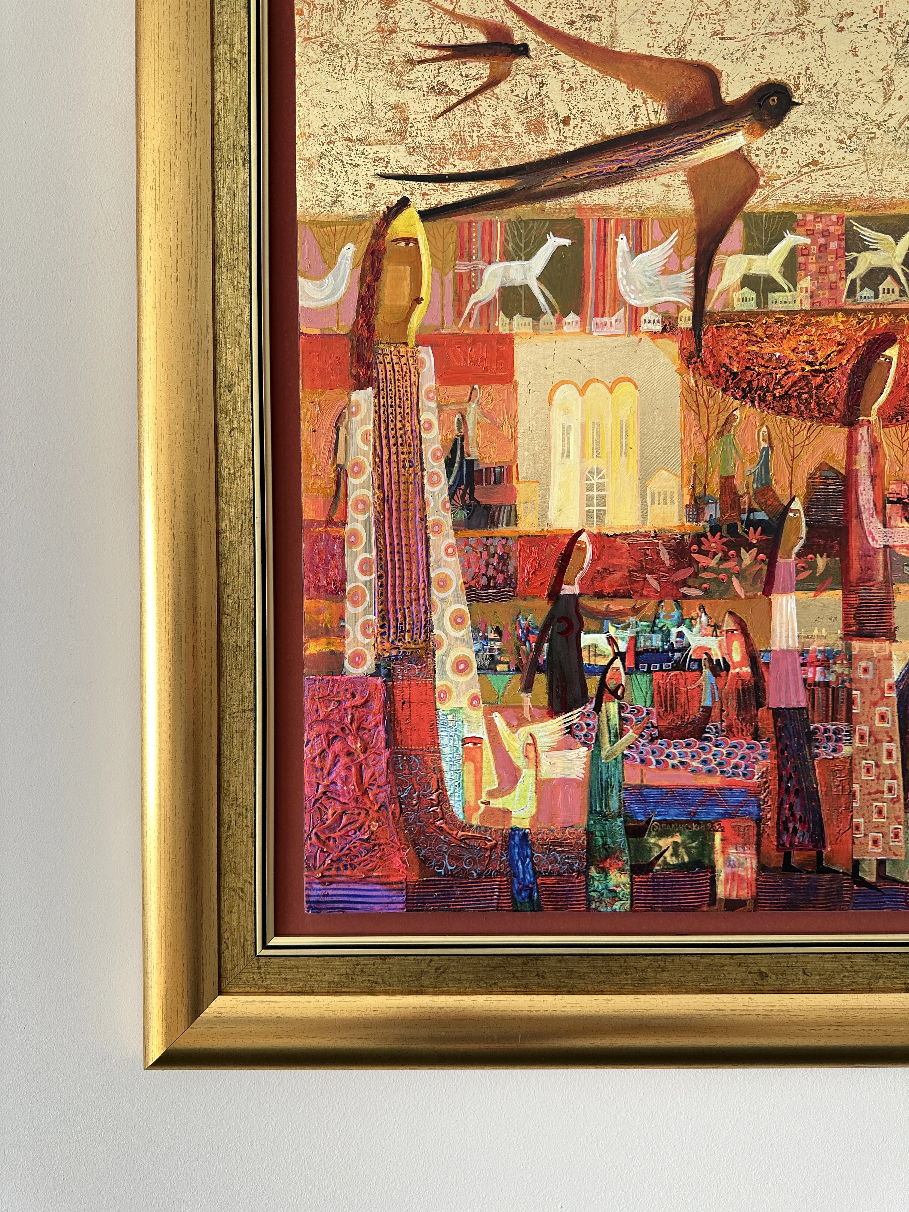 Зображення "Ластівчине гніздо" від Роман Опалинський, розмір: 89x81cm, матеріали: олія/дерево, медіум: Живопис, місто: Городок Фото 7 з 9.
