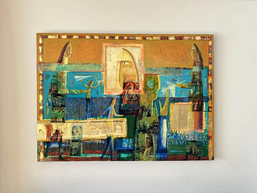 Image of Paper Airplanes by Roman Opalinsky, size: 140x100cm, made of oil/wood, Painting medium, from Horodok Photo 1 of 9.