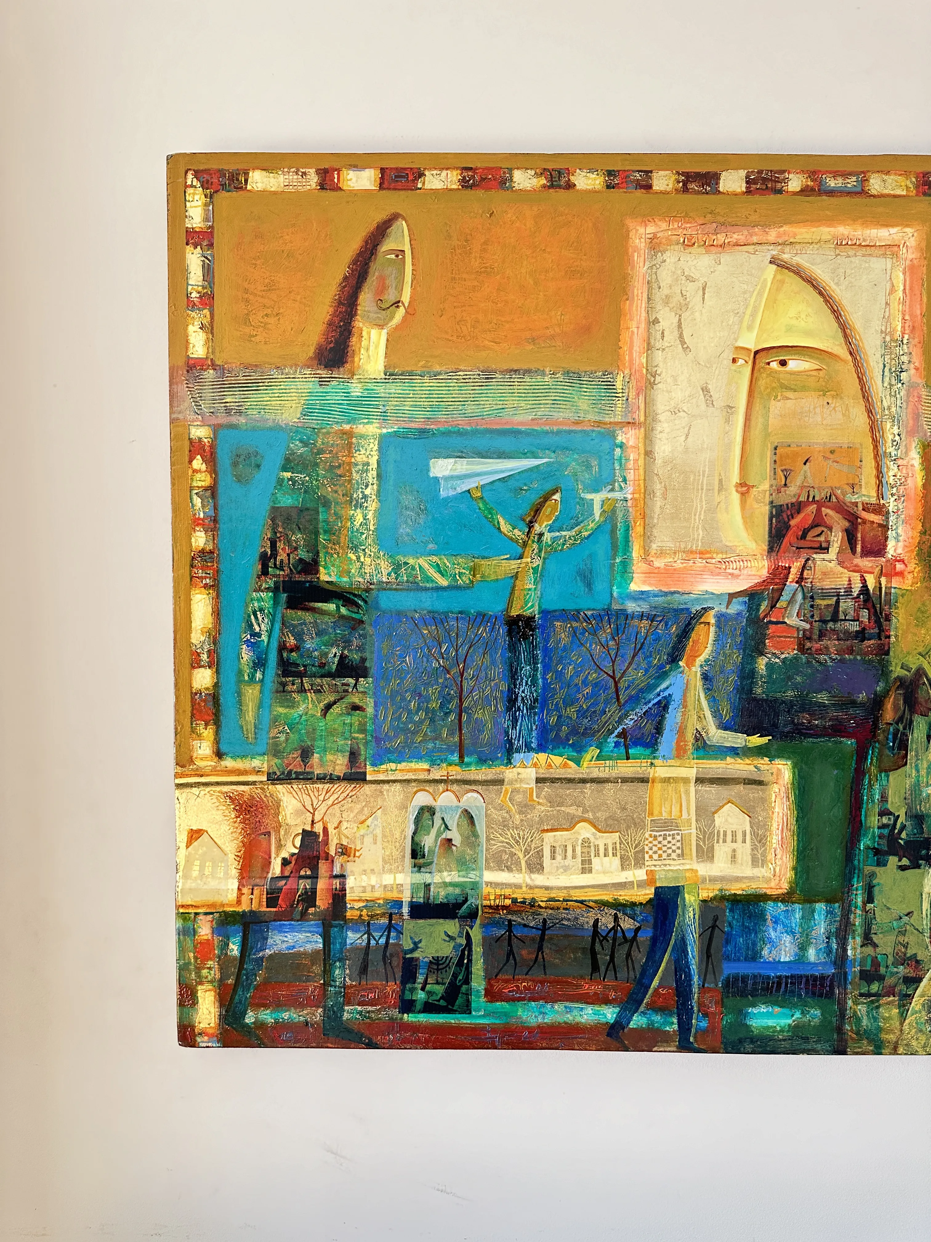 Image of Paper Airplanes by Roman Opalinsky, size: 140x100cm, made of oil/wood, Painting medium, from Horodok Photo 6 of 9.