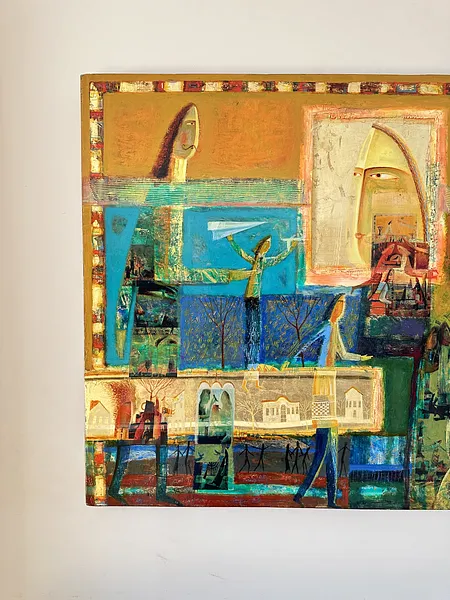 Image of Paper Airplanes by Roman Opalinsky, size: 140x100cm, made of oil/wood, Painting medium, from Horodok Photo 6 of 9.