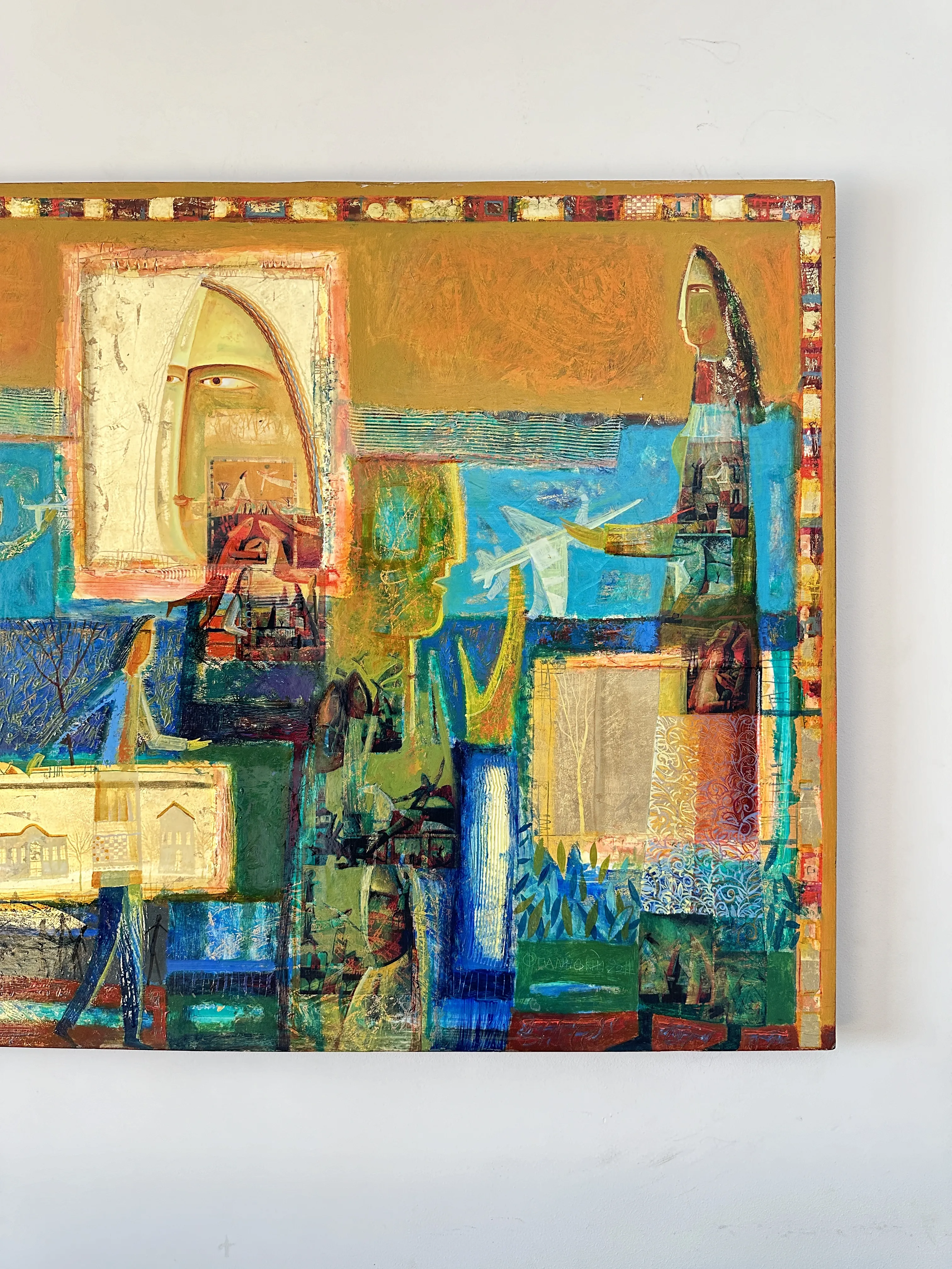 Image of Paper Airplanes by Roman Opalinsky, size: 140x100cm, made of oil/wood, Painting medium, from Horodok Photo 8 of 9.