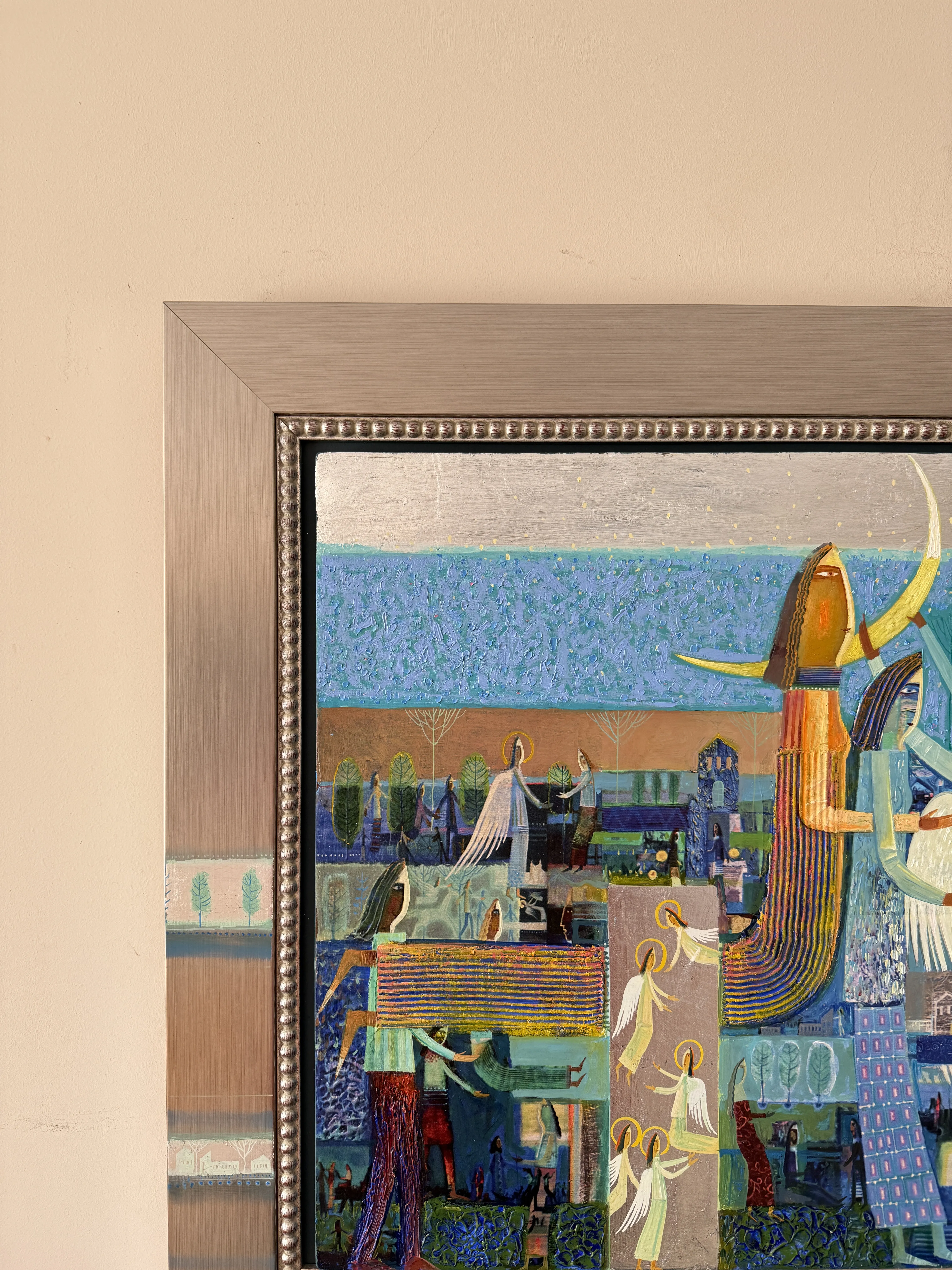 Image of Young Moon by Roman Opalinsky, size: 104х71см, made of oil/wood, Painting medium, from Horodok, priced at $2500 Photo 3 of 12.