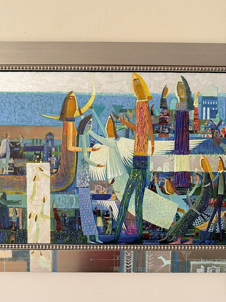 Image of Young Moon by Roman Opalinsky, size: 104х71см, made of oil/wood, Painting medium, from Horodok, priced at $2500 Photo 4 of 12.