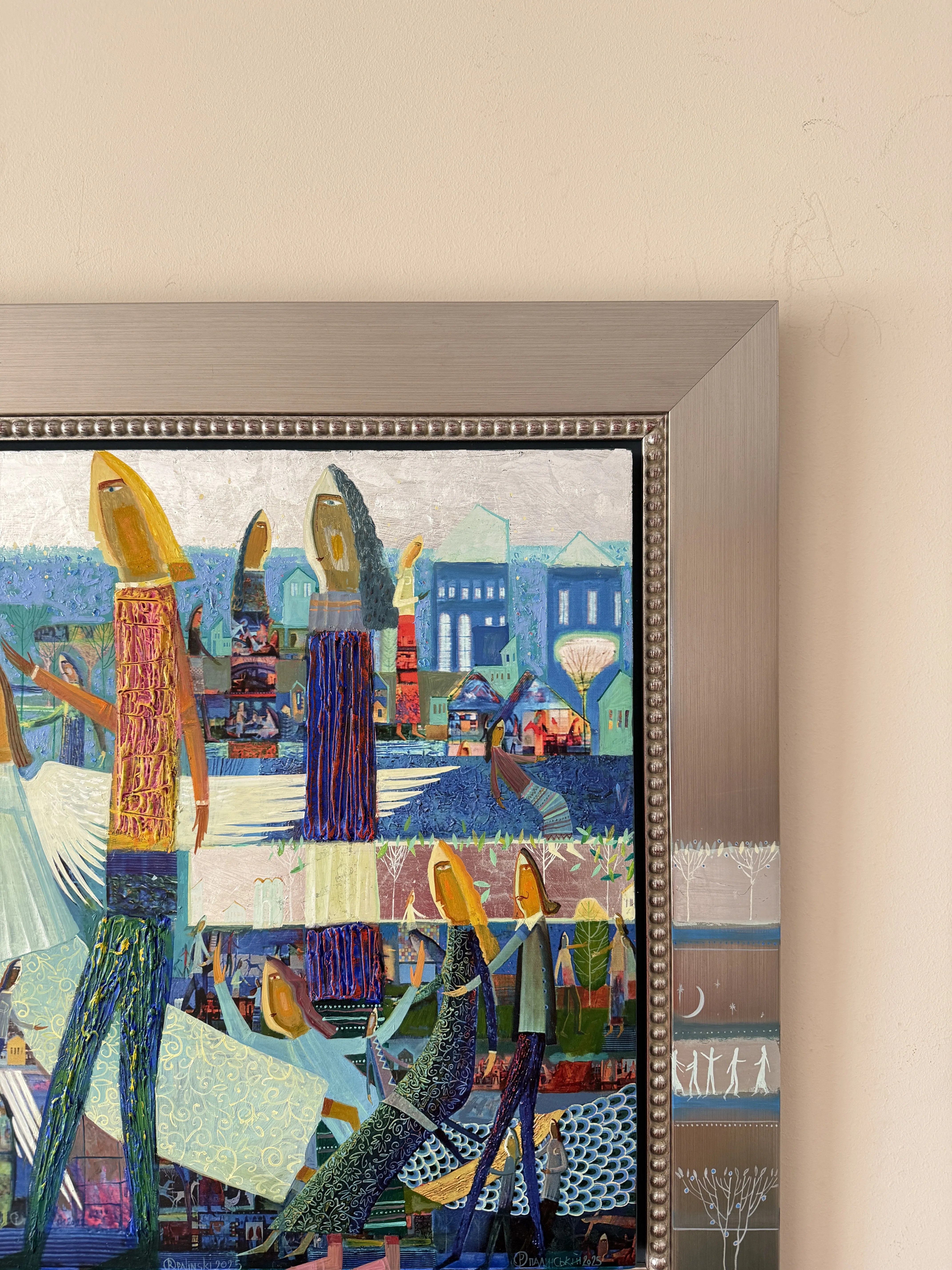 Image of Young Moon by Roman Opalinsky, size: 104х71см, made of oil/wood, Painting medium, from Horodok, priced at $2500 Photo 5 of 12.