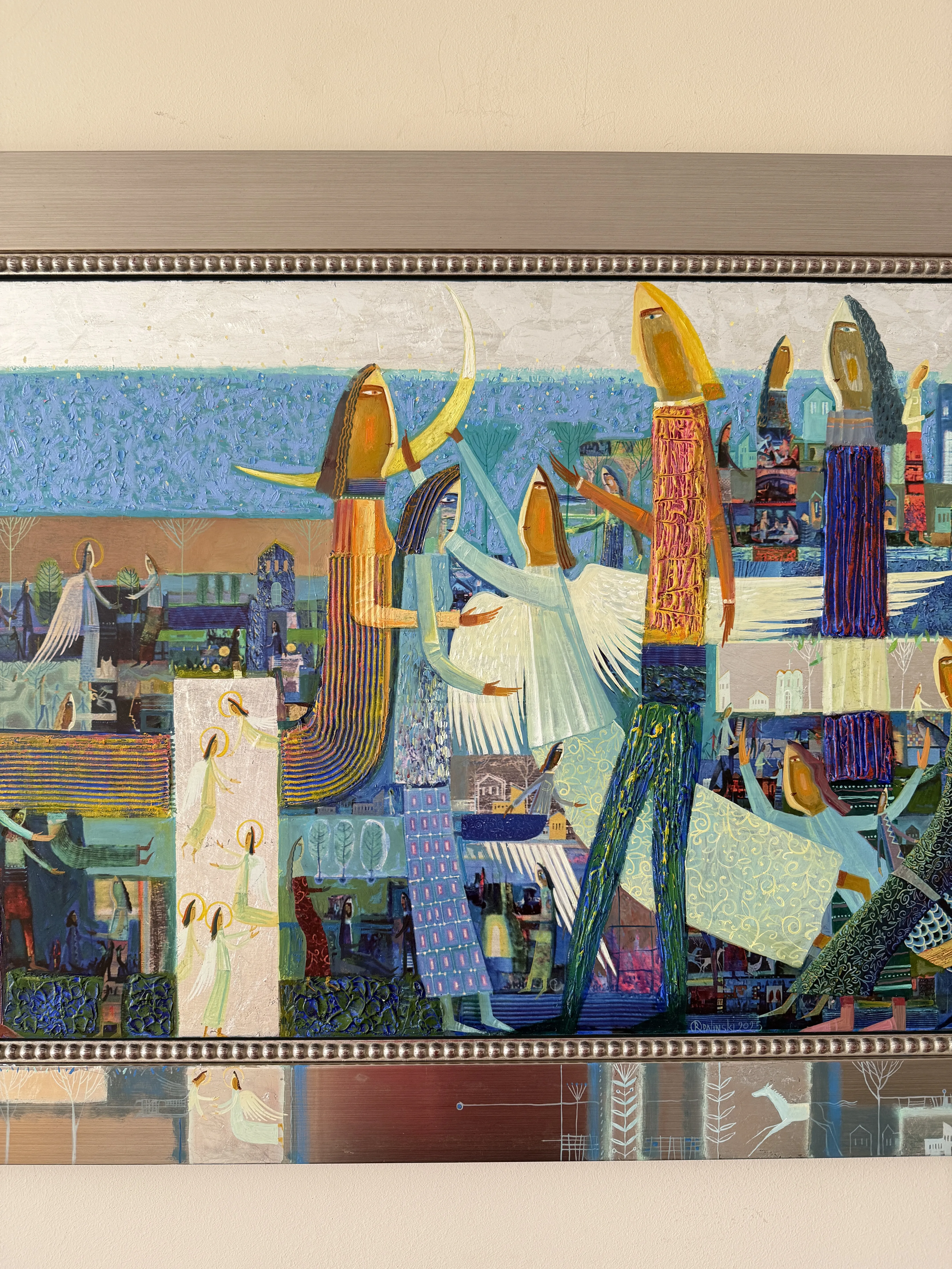 Image of Young Moon by Roman Opalinsky, size: 104х71см, made of oil/wood, Painting medium, from Horodok, priced at $2500 Photo 6 of 12.