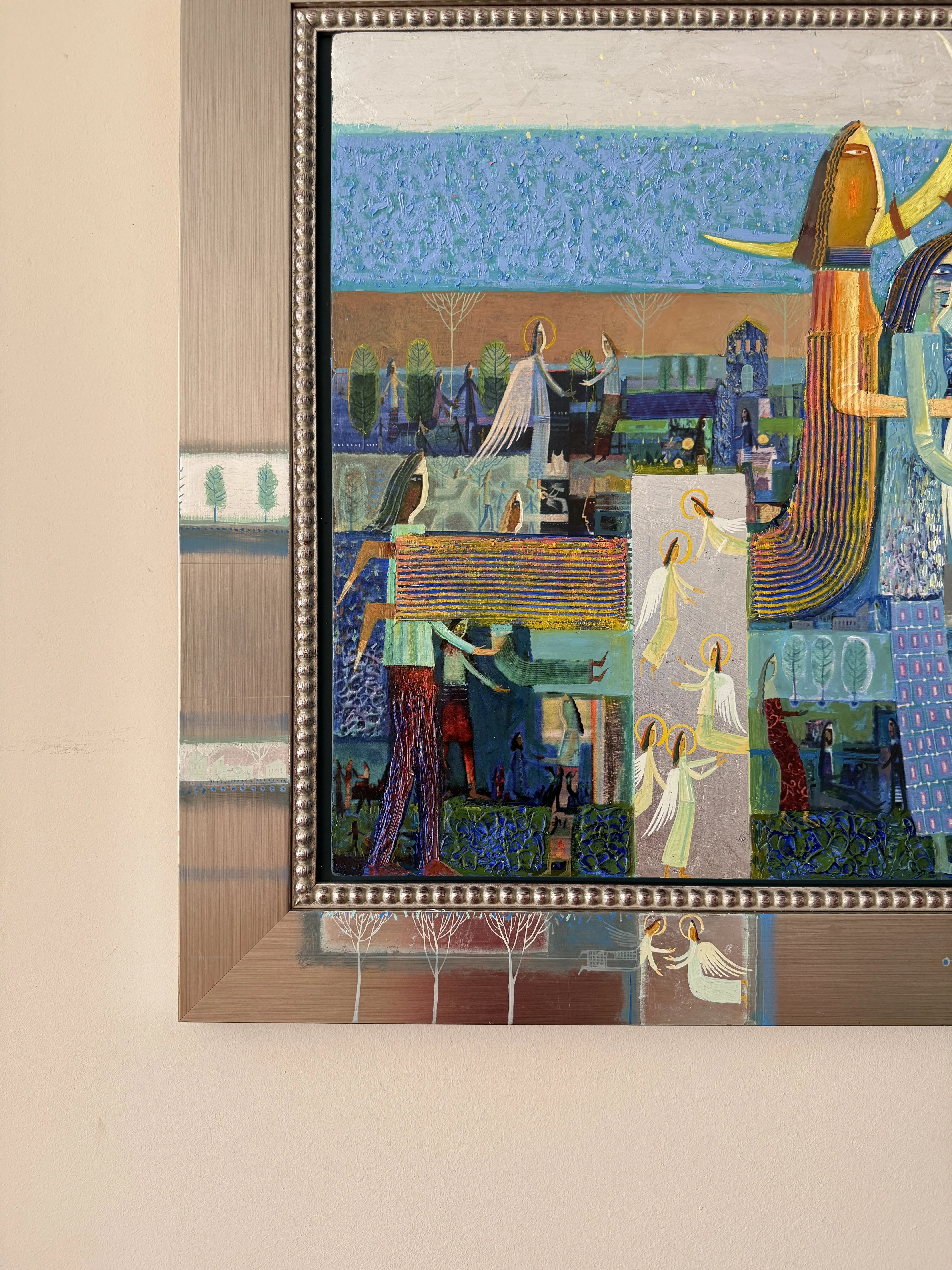 Image of Young Moon by Roman Opalinsky, size: 104х71см, made of oil/wood, Painting medium, from Horodok, priced at $2500 Photo 8 of 12.