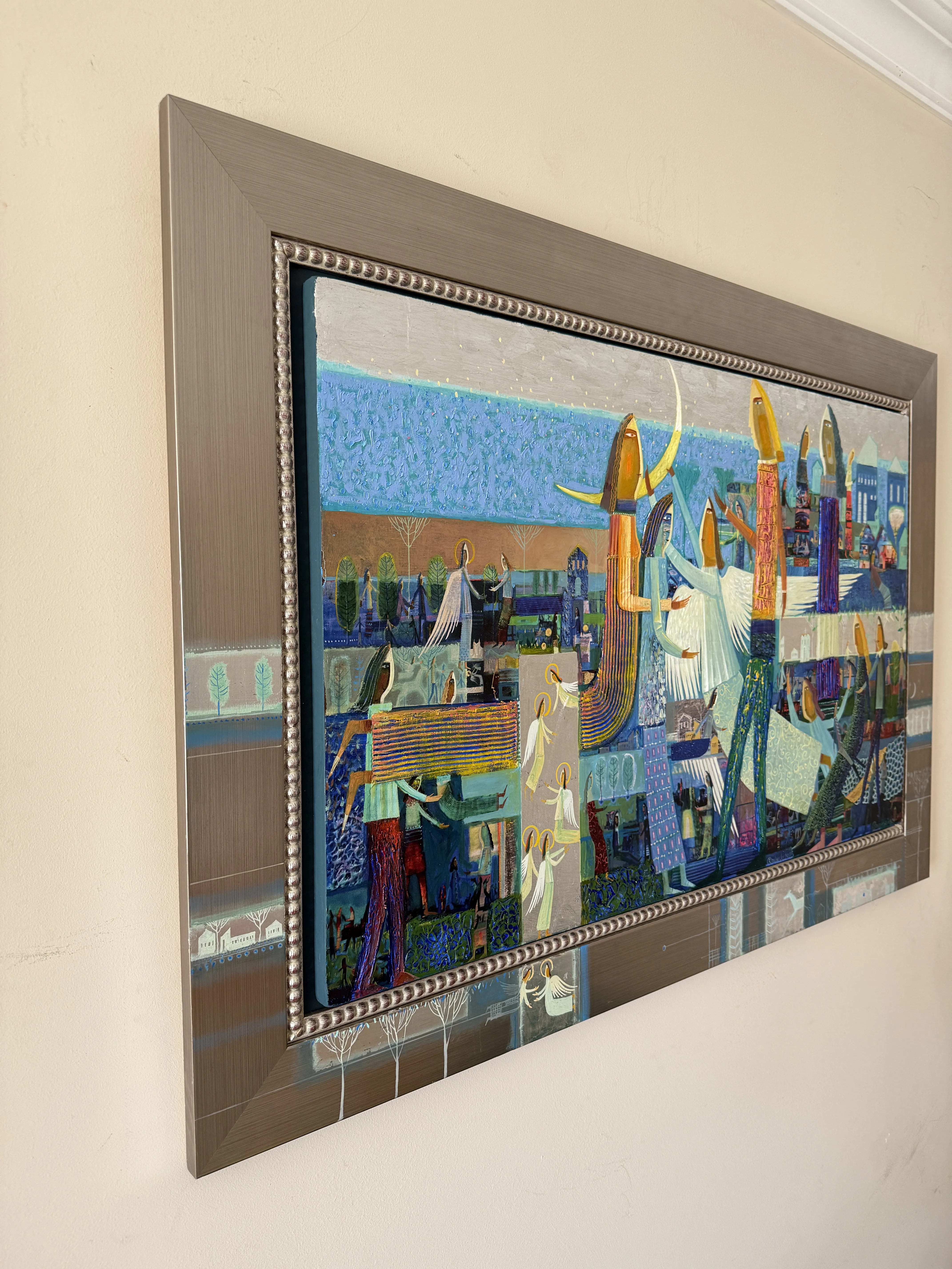 Image of Young Moon by Roman Opalinsky, size: 104х71см, made of oil/wood, Painting medium, from Horodok, priced at $2500 Photo 10 of 12.