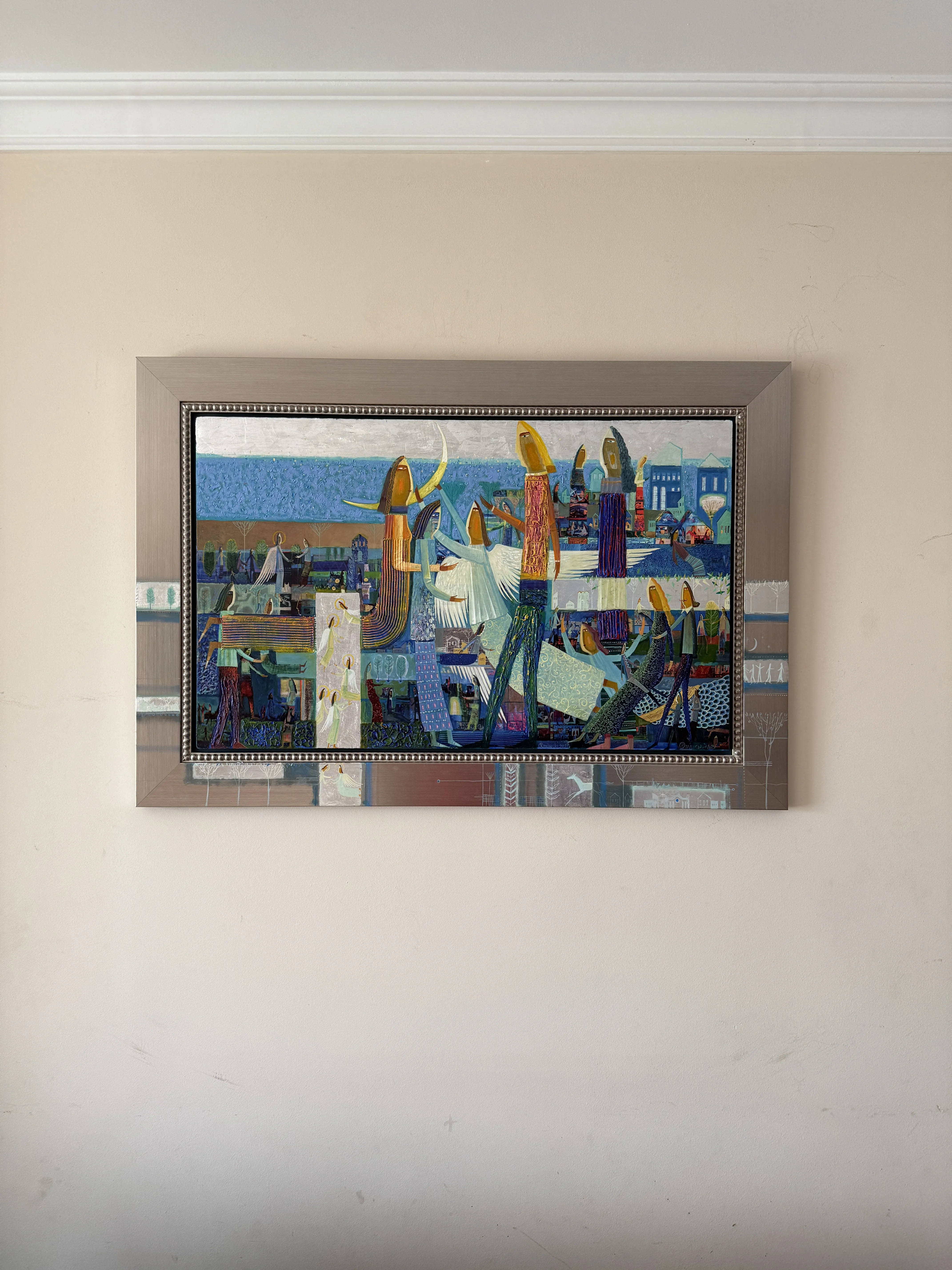 Image of Young Moon by Roman Opalinsky, size: 104х71см, made of oil/wood, Painting medium, from Horodok, priced at $2500 Photo 11 of 12.