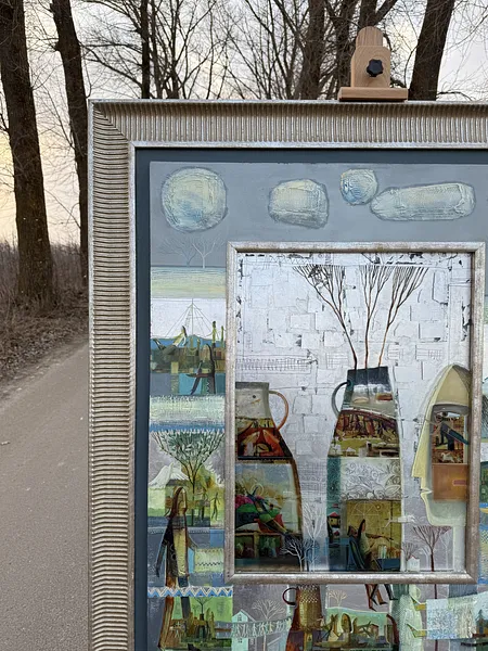 Зображення "Натюрморт" від Роман Опалинський, розмір: 125x107cm, матеріали: олія/дерево, медіум: Живопис, місто: Городок, ціна: $5500 Фото 4 з 6.