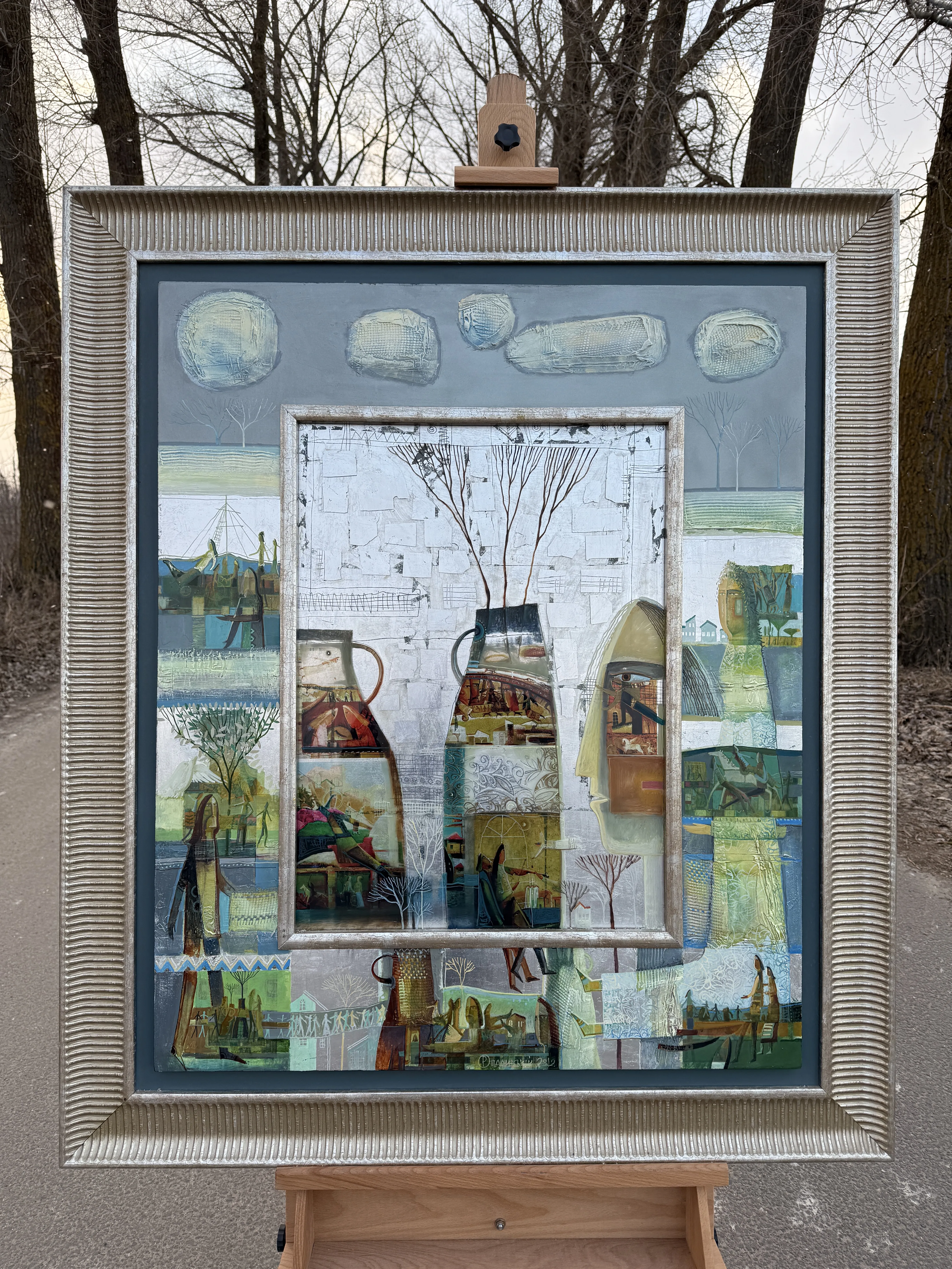 Image of Still Life by Roman Opalinsky, size: 125x107cm, made of oil/wood, Painting medium, from Horodok, priced at $5500 Photo 5 of 6.