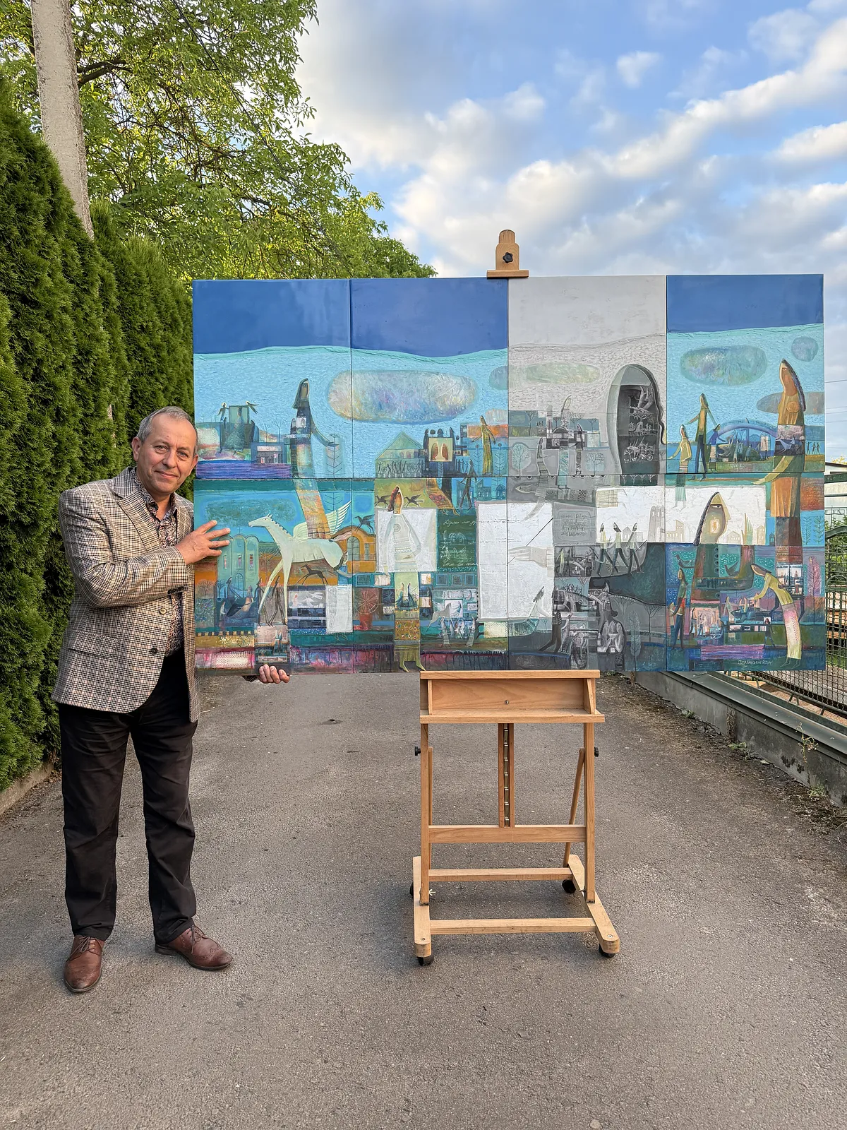 Зображення "Думи мої, думи" від Роман Опалинський, розмір: 200x120cm, матеріали: олія/дерево, медіум: Живопис, місто: Городок, ціна: $8000 Фото 11 з 15.