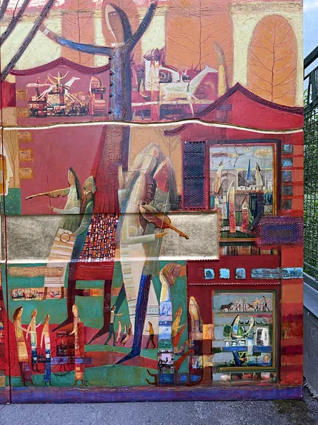 Зображення "Тутове дерево" від Роман Опалинський, розмір: 375x250cm, матеріали: олія/дерево, медіум: Живопис, місто: Городок, ціна: $30000 Фото 5 з 19.