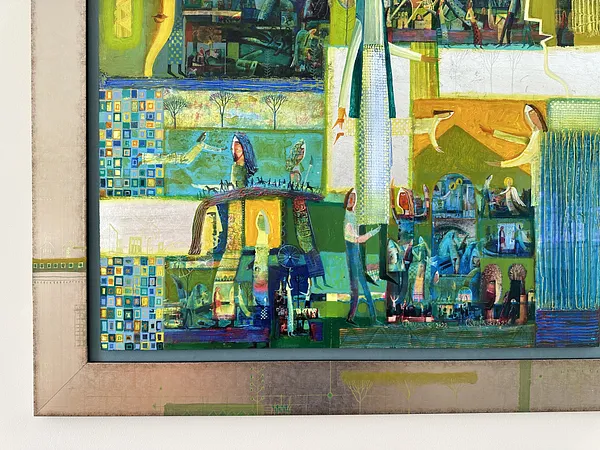 Зображення "Розмова двох" від Роман Опалинський, розмір: 70x60cm, матеріали: олія/дерево, медіум: Живопис, місто: Городок Фото 5 з 10.