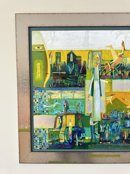 Зображення "Розмова двох" від Роман Опалинський, розмір: 70x60cm, матеріали: олія/дерево, медіум: Живопис, місто: Городок Фото 7 з 10.