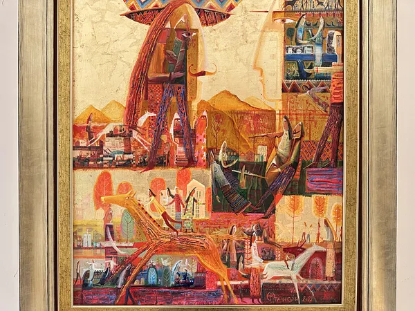 Зображення "Горяни" від Роман Опалинський, розмір: 93x83cm, матеріали: олія/дерево, медіум: Живопис, місто: Городок Фото 2 з 8.