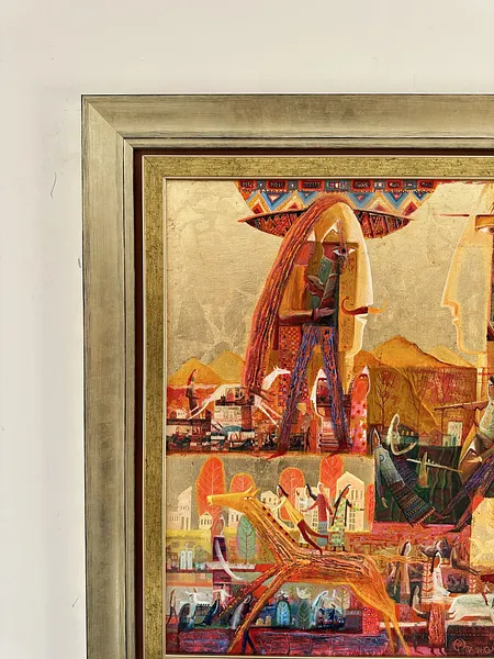 Зображення "Горяни" від Роман Опалинський, розмір: 93x83cm, матеріали: олія/дерево, медіум: Живопис, місто: Городок Фото 3 з 8.