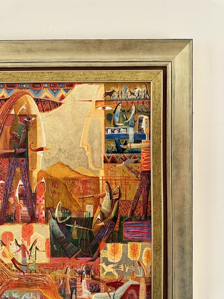 Зображення "Горяни" від Роман Опалинський, розмір: 93x83cm, матеріали: олія/дерево, медіум: Живопис, місто: Городок Фото 5 з 8.