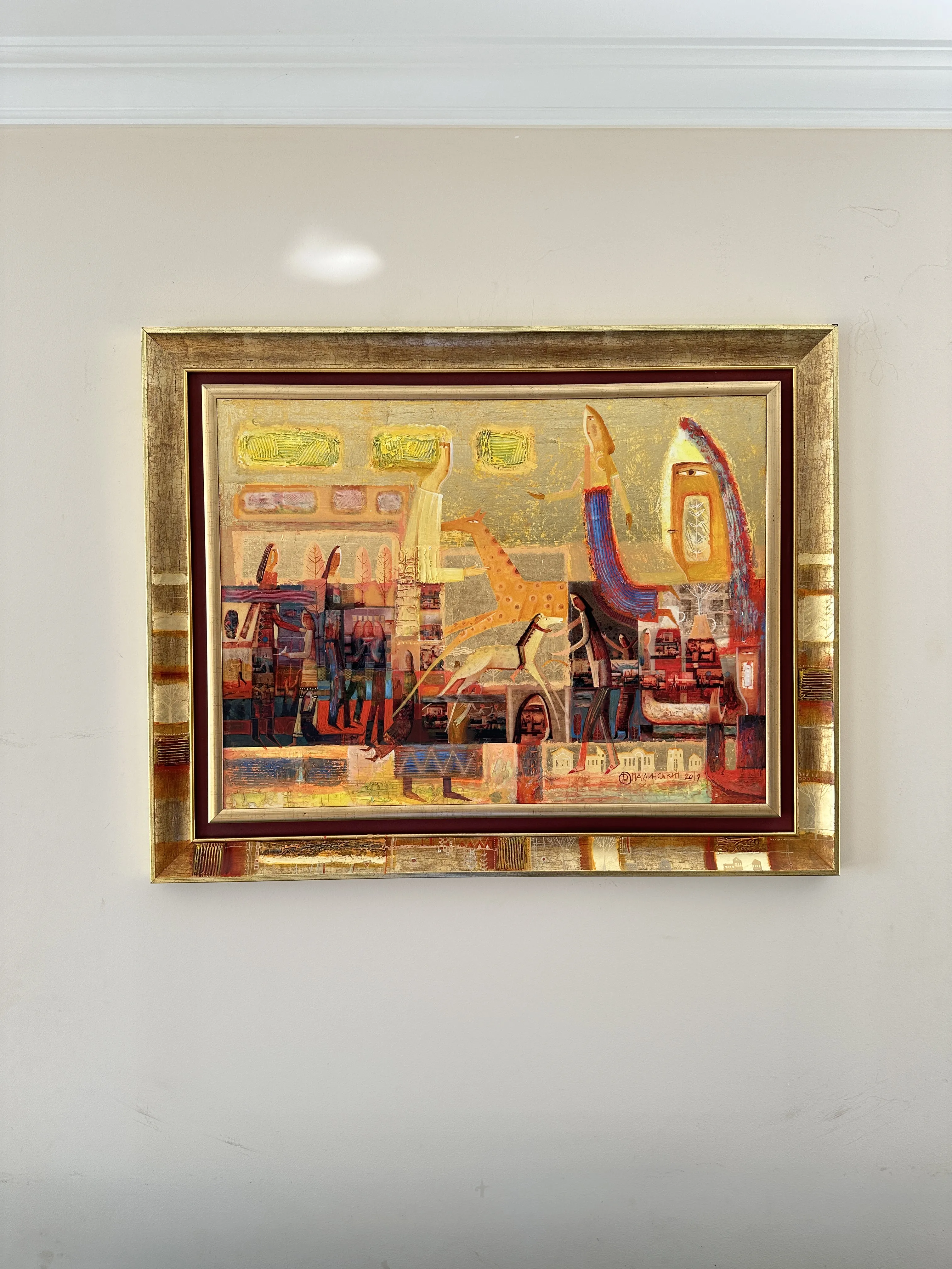 Зображення "Молодий кінь" від Роман Опалинський, розмір: 100x80cm, матеріали: олія/дерево, медіум: Живопис, місто: Городок