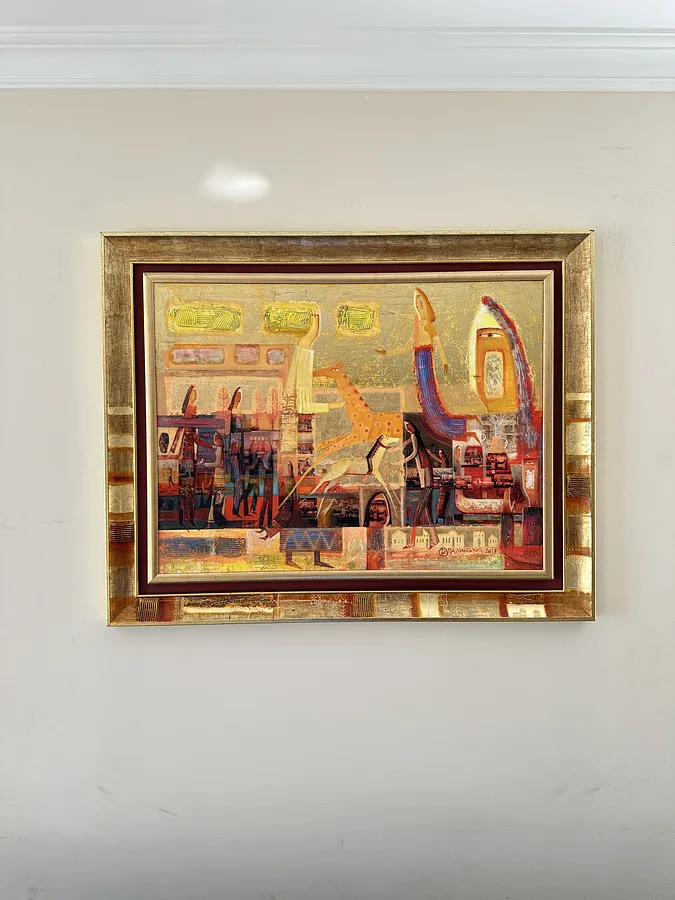 Image of Young Horse by Roman Opalinsky, size: 100x80cm, made of oil/wood, Painting medium, from Horodok